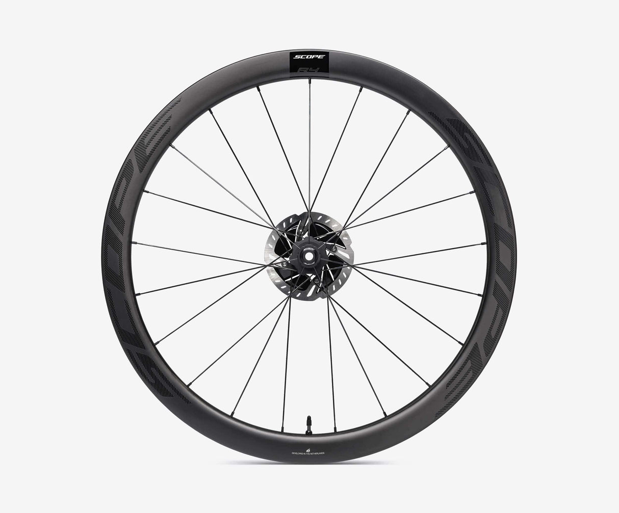 Scope R4 Disc Brake Black Shimano HG Road Wheelset