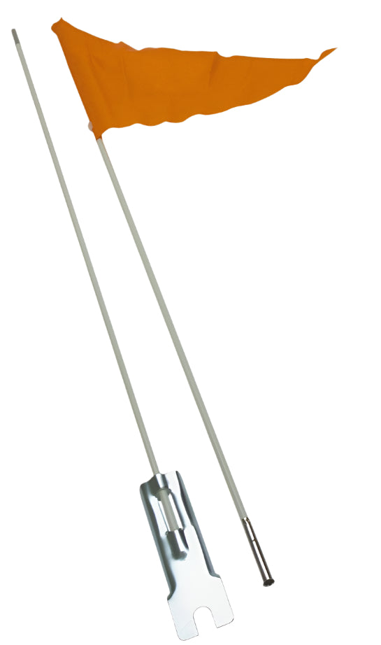 Bikecorp Safety Flag Orange 60" Pole
