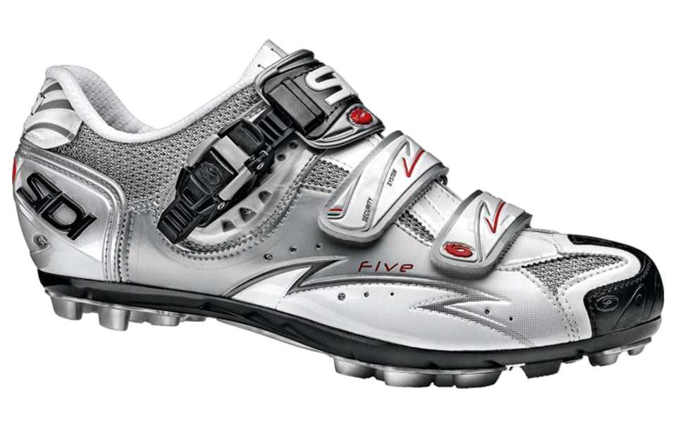 Sidi Five XC Steel White Cycling Shoes