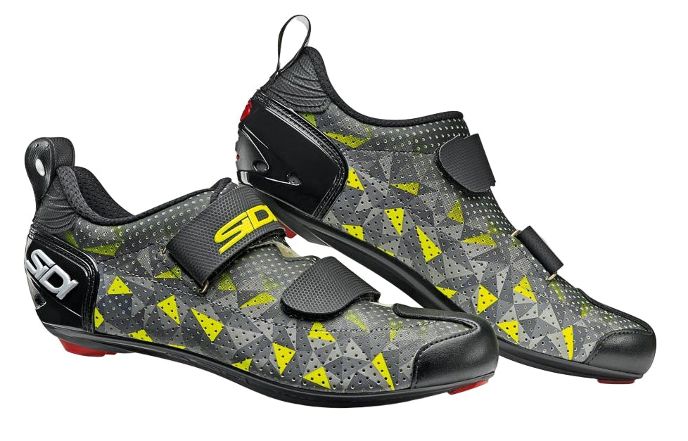 Sidi T-5 Air Gray/Yellow/Black Cycling Shoes