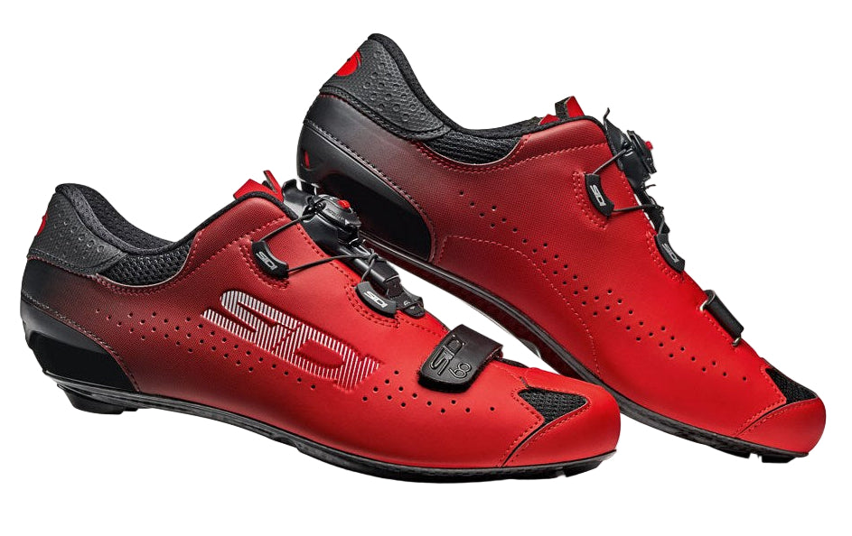 Sidi Sixty Black/Red Cycling Shoes