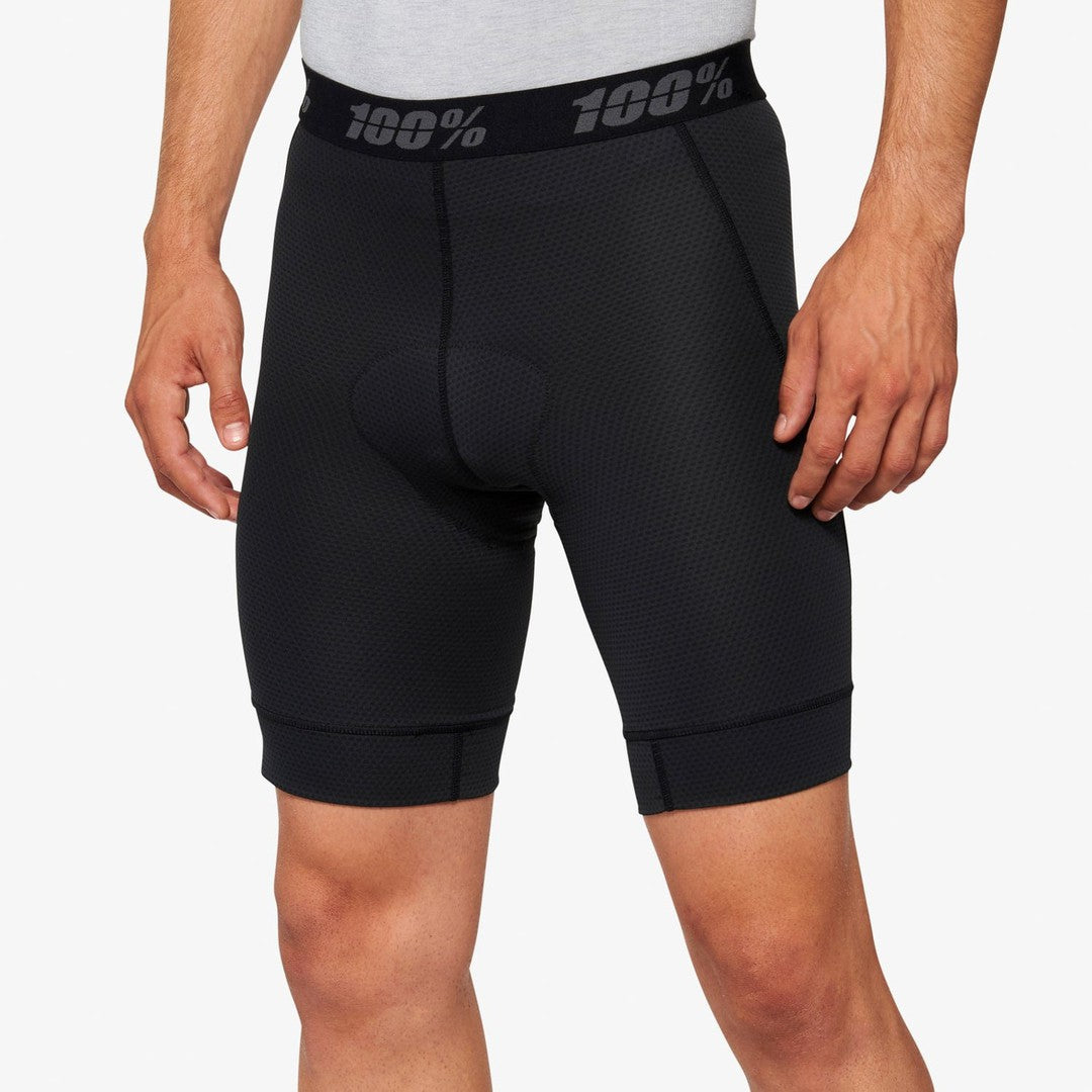 100 Percent RIDECAMP Shorts w/Liner Black