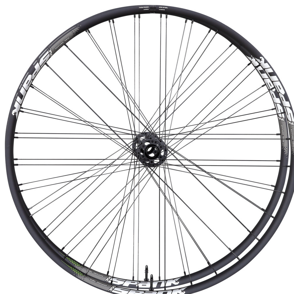 Spank Hex 350 Vibrocore Boost Front Wheel 32H Black
