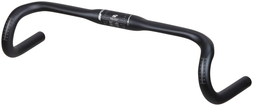 Spank Wing 12 Vibrocore Drop Bar 31.8mm Flare 12deg Black