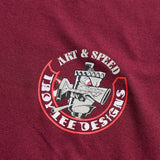 Troy Lee Designs Carb Club Long Sleeve Tee Sangria DETAILS