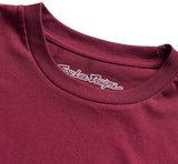 Troy Lee Designs Carb Club Long Sleeve Tee Sangria DETAILS