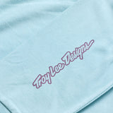 Troy Lee Designs Flame2 Long Sleeve Tee Dawn Blue DETAILS