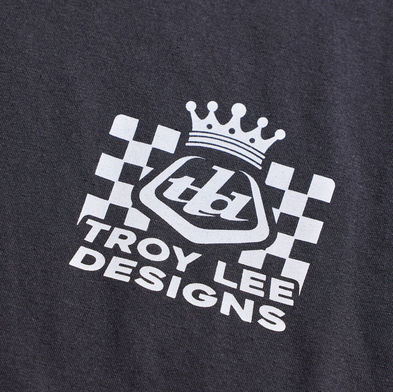 Troy Lee Designs Friday Night Long Sleeve Tee Carbon DETAILS
