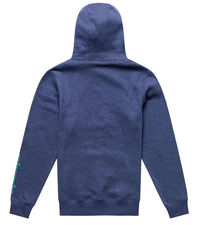 Troy Lee Designs Badge Pullover Hoodie Navy Heather BACK