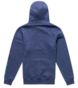Troy Lee Designs Badge Pullover Hoodie Navy Heather BACK