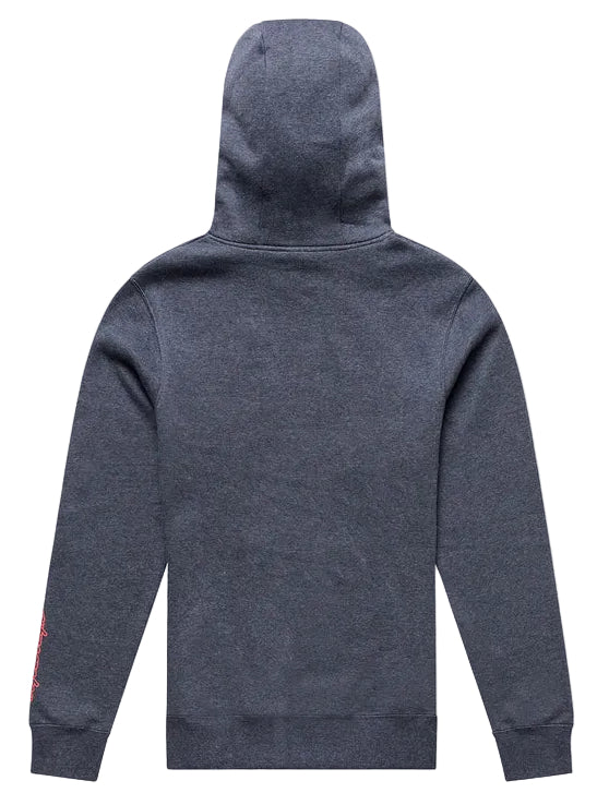 Troy Lee Designs Imprint Pullover Hoodie Black Heather BACK