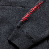Troy Lee Designs Imprint Pullover Hoodie Black Heather DETAILS