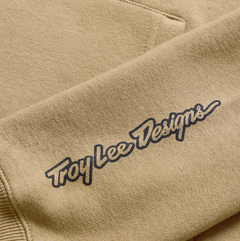 Troy Lee Designs Imprint Pullover Hoodie Sienna DETAILS