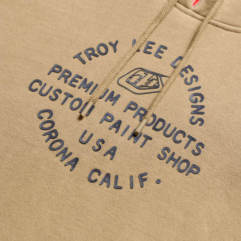 Troy Lee Designs Imprint Pullover Hoodie Sienna DETAILS