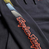 Troy Lee Designs Peace Out Pullover Hoodie Carbon / Black DETAILS