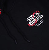 Troy Lee Designs Pullover Hoodie Pink Slips Black DETAILS