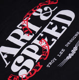 Troy Lee Designs Pullover Hoodie Pink Slips Black DETAILS