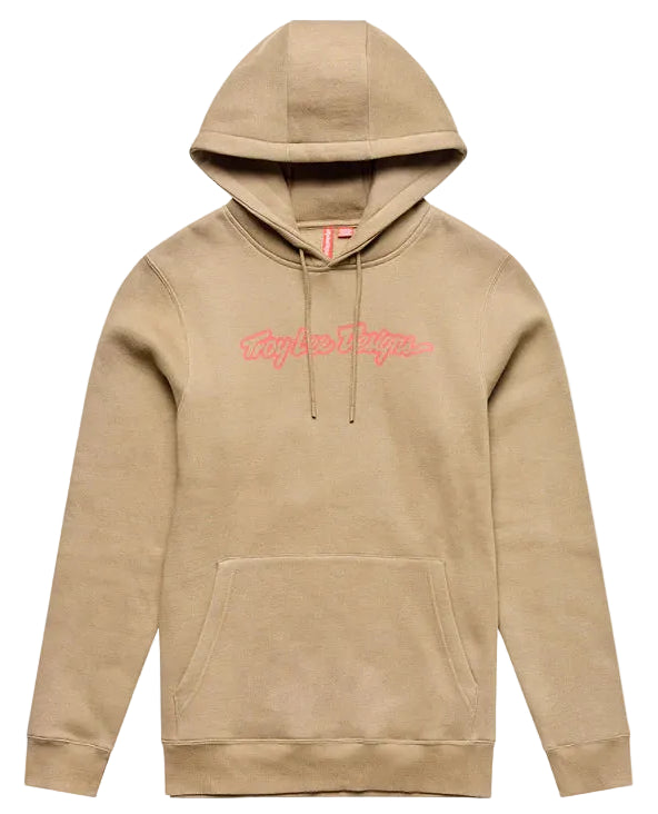 Troy Lee Designs Signature Pullover Hoodie Sienna FRONT
