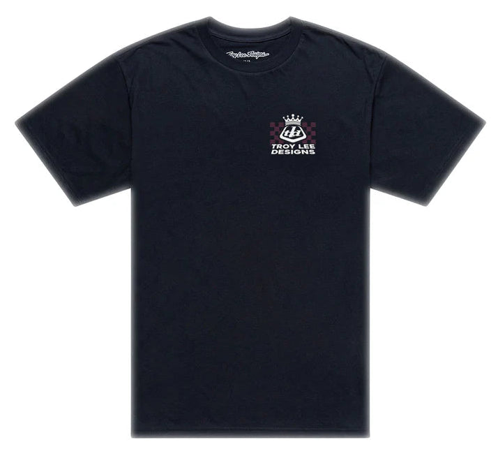 Troy Lee Designs Friday Night Short Sleeve Tee Black FRONT