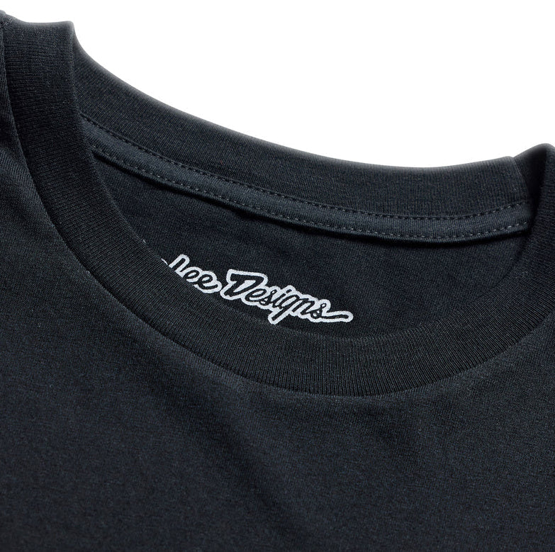 Troy Lee Designs Friday Night Short Sleeve Tee Black DETAILS
