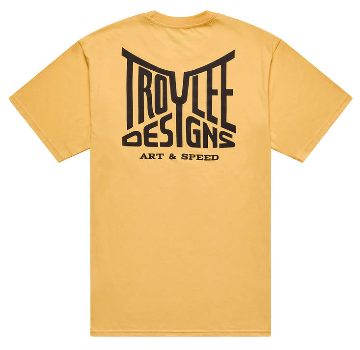 Troy Lee Designs Handlebar Short Sleeve Tee Bleached Melon BACK