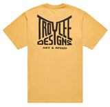Troy Lee Designs Handlebar Short Sleeve Tee Bleached Melon BACK