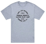 Troy Lee Designs Imprint Short Sleeve Tee Gray Heather FRONT