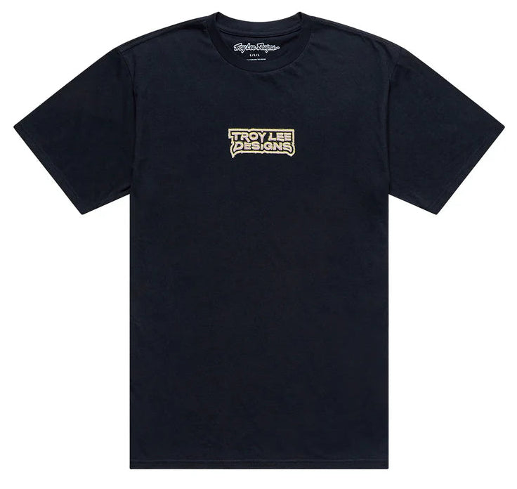 Troy Lee Designs Medieval Short Sleeve Tee Black FRONT