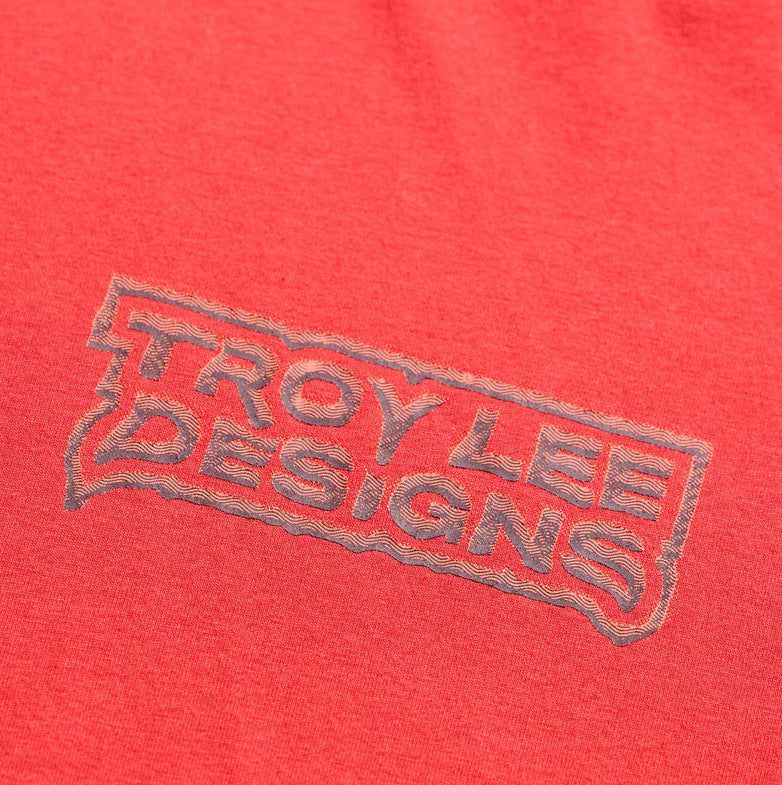 Troy Lee Designs Medieval Short Sleeve Tee Scarlet DETAILS