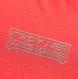 Troy Lee Designs Medieval Short Sleeve Tee Scarlet DETAILS