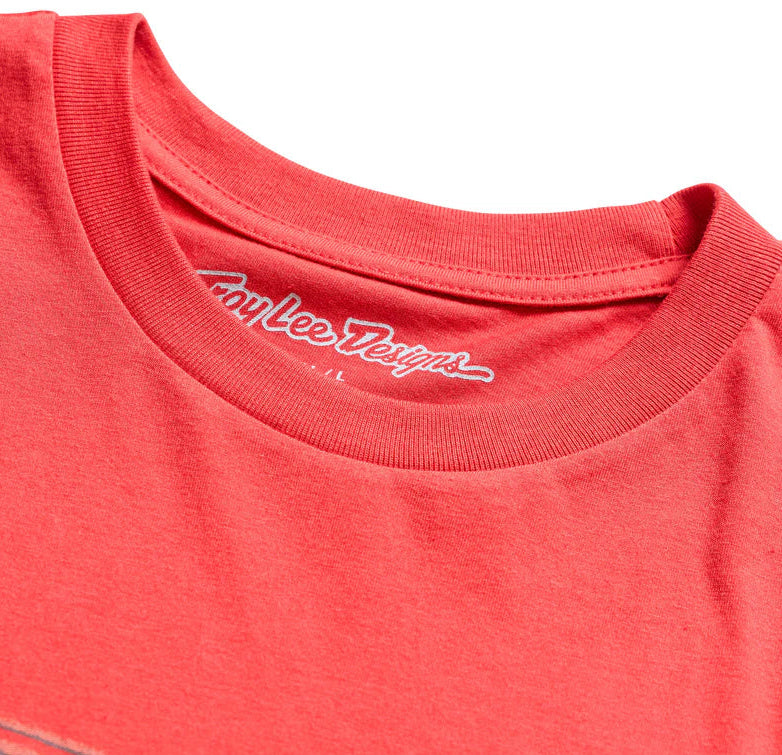 Troy Lee Designs Medieval Short Sleeve Tee Scarlet DETAILS