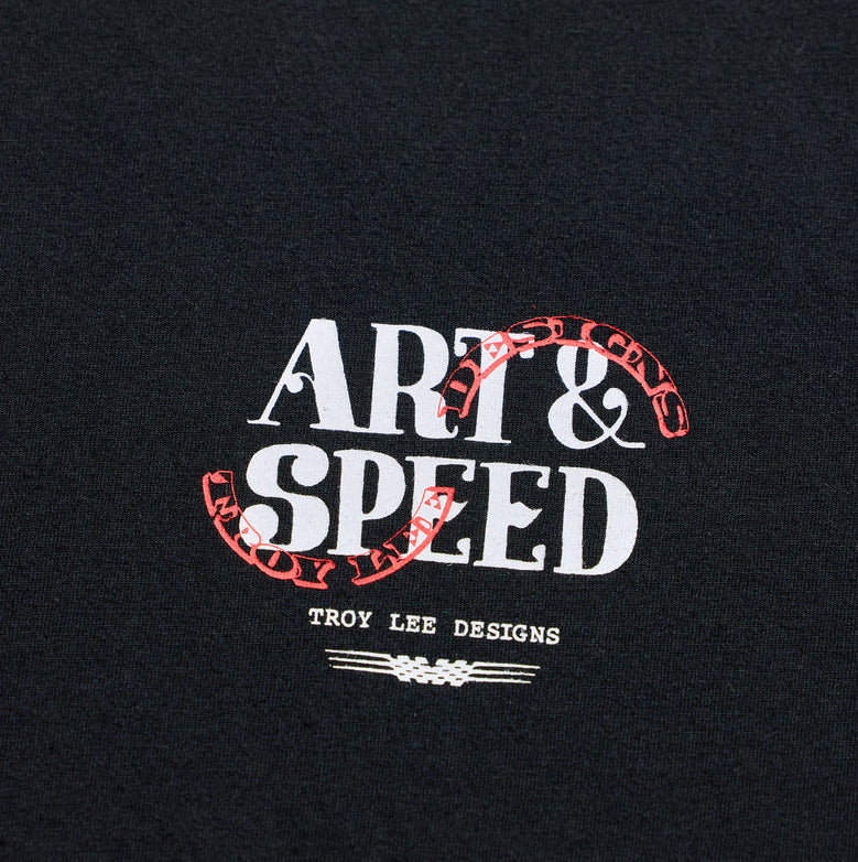 Troy Lee Designs Pink Slips Short Sleeve Tee Black DETAILS