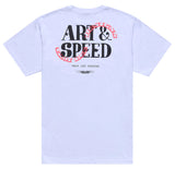 Troy Lee Designs Pink Slips Short Sleeve Tee White BACK