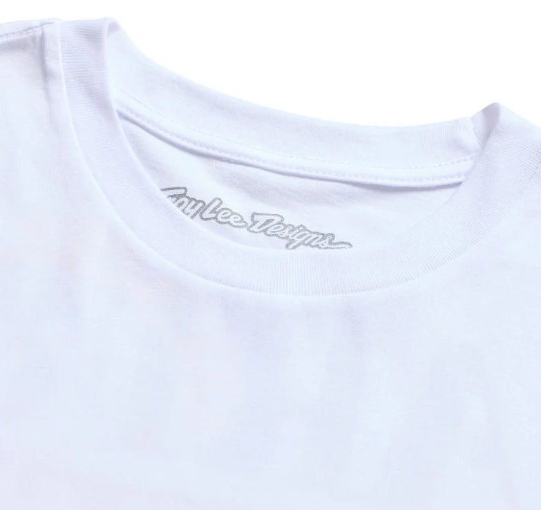 Troy Lee Designs Pink Slips Short Sleeve Tee White DETAILS