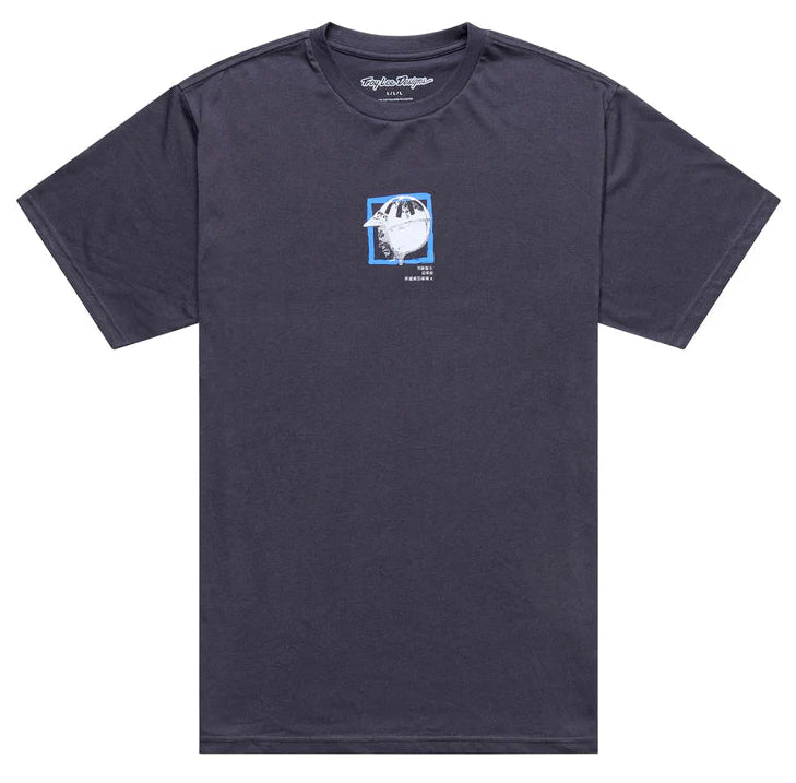Troy Lee Designs Portrait Short Sleeve Tee Carbon FRONT