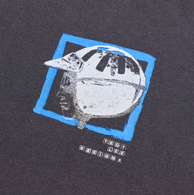 Troy Lee Designs Portrait Short Sleeve Tee Carbon DETAILS