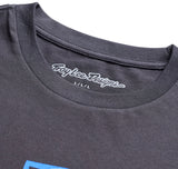 Troy Lee Designs Portrait Short Sleeve Tee Carbon DETAILS