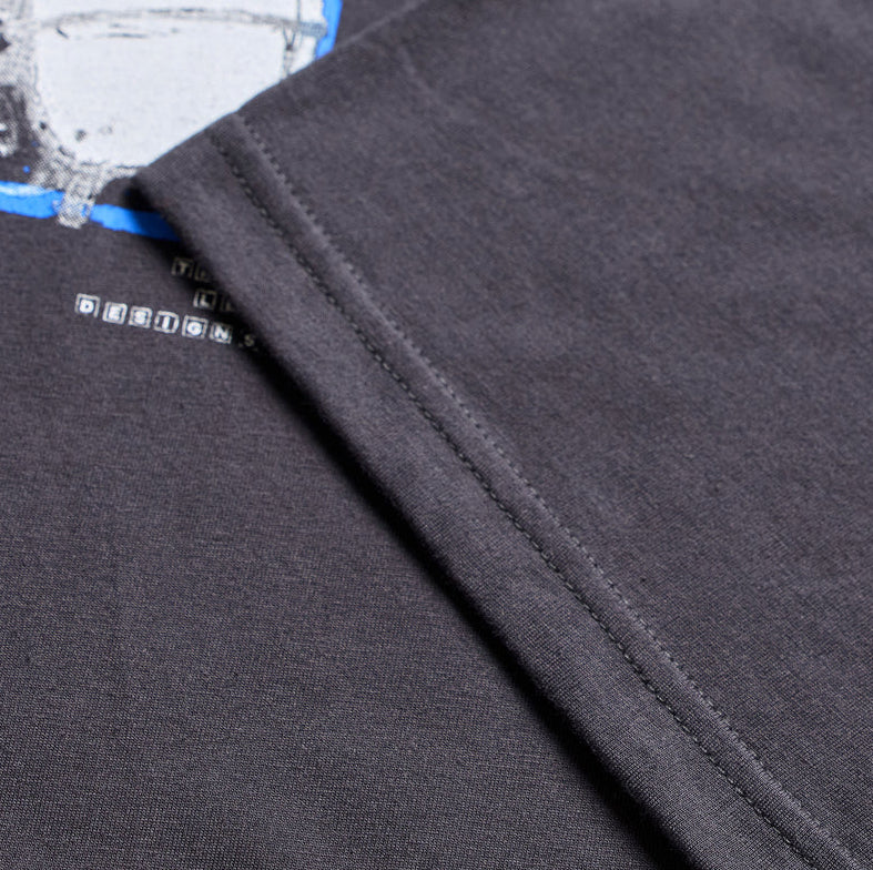 Troy Lee Designs Portrait Short Sleeve Tee Carbon DETAILS