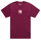 Troy Lee Designs Portrait Short Sleeve Tee Sangria FRONT