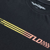 Troy Lee Designs Stripes Short Sleeve Tee Black DETAILS