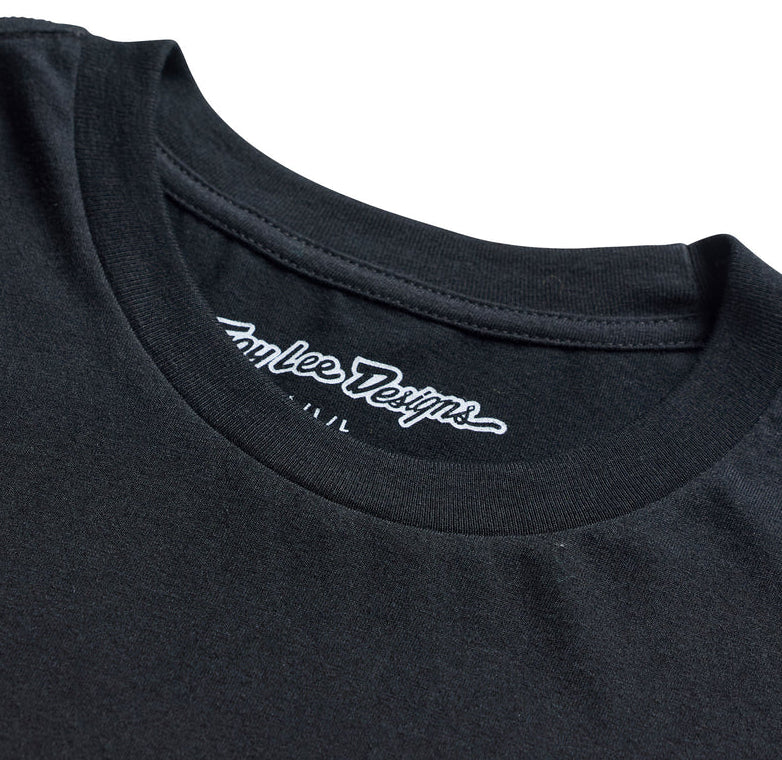 Troy Lee Designs Stripes Short Sleeve Tee Black DETAILS