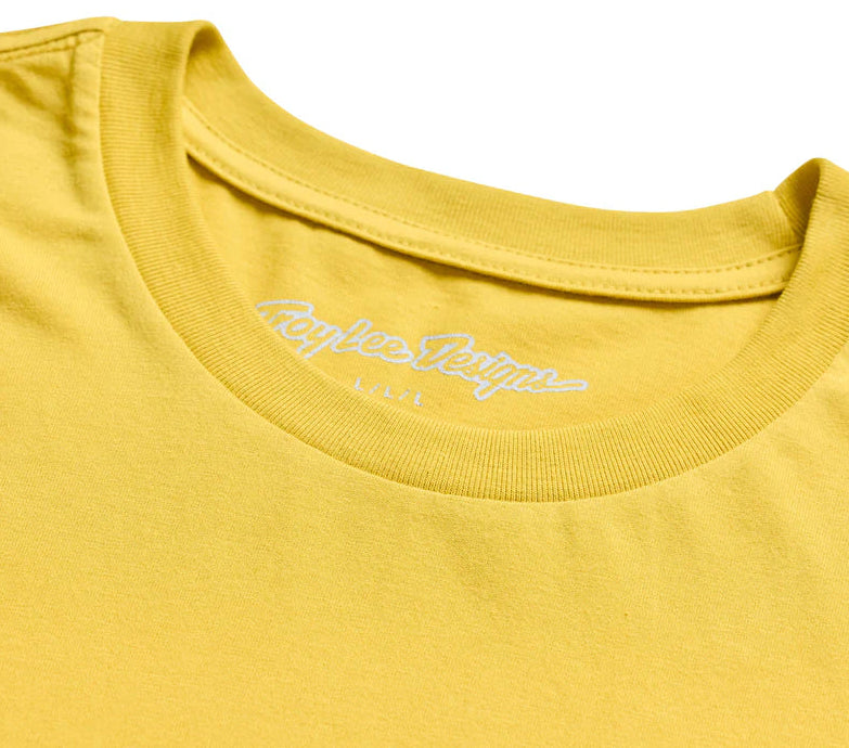 Troy Lee Designs Stripes Short Sleeve Tee Butter DETAILS