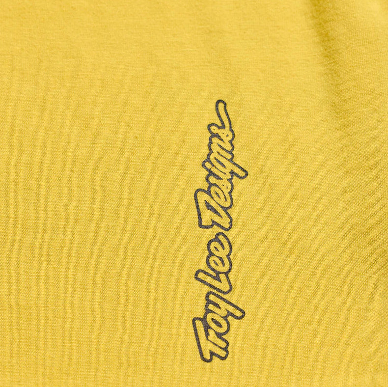 Troy Lee Designs Stripes Short Sleeve Tee Butter DETAILS