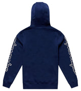 Troy Lee Designs Badge Zip Up Hoodie Navy / Sage BACK