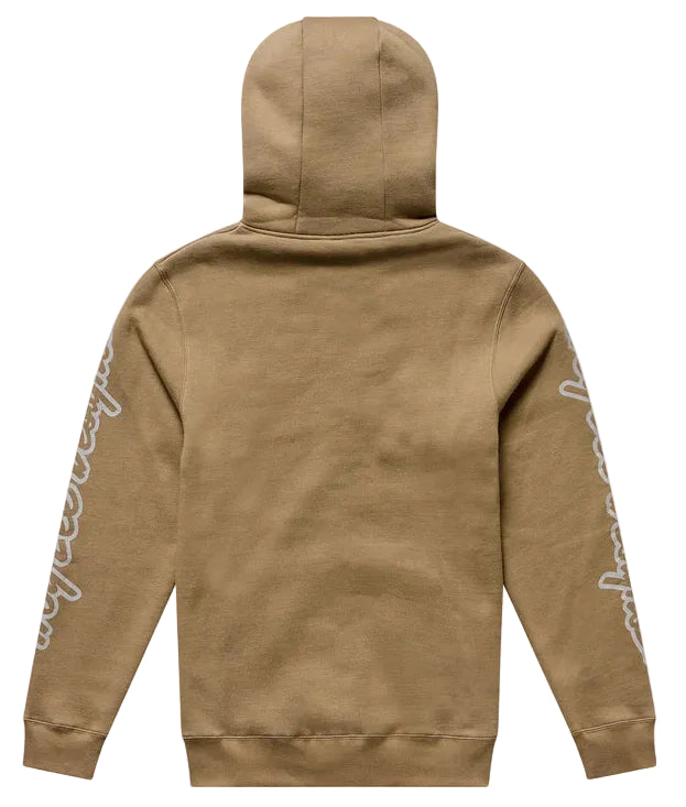 Troy Lee Designs Badge Zip Up Hoodie Sienna BACK