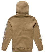 Troy Lee Designs Badge Zip Up Hoodie Sienna BACK