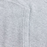 Troy Lee Designs Signature Zip Up Hoodie Gray Heather / Red DETAILS