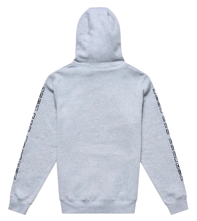 Troy Lee Designs Happy Dayz Pullover Hoodie Gray Heather BACK