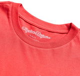 Troy Lee Designs Happy Dayz Short Sleeve Tee Scarlet DETAILS