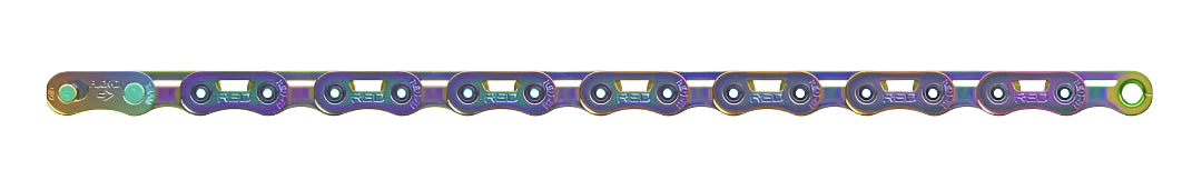 Sram Red E1 Flattop 126Links w/ PowerLock 12 Speed Rainbow Chain